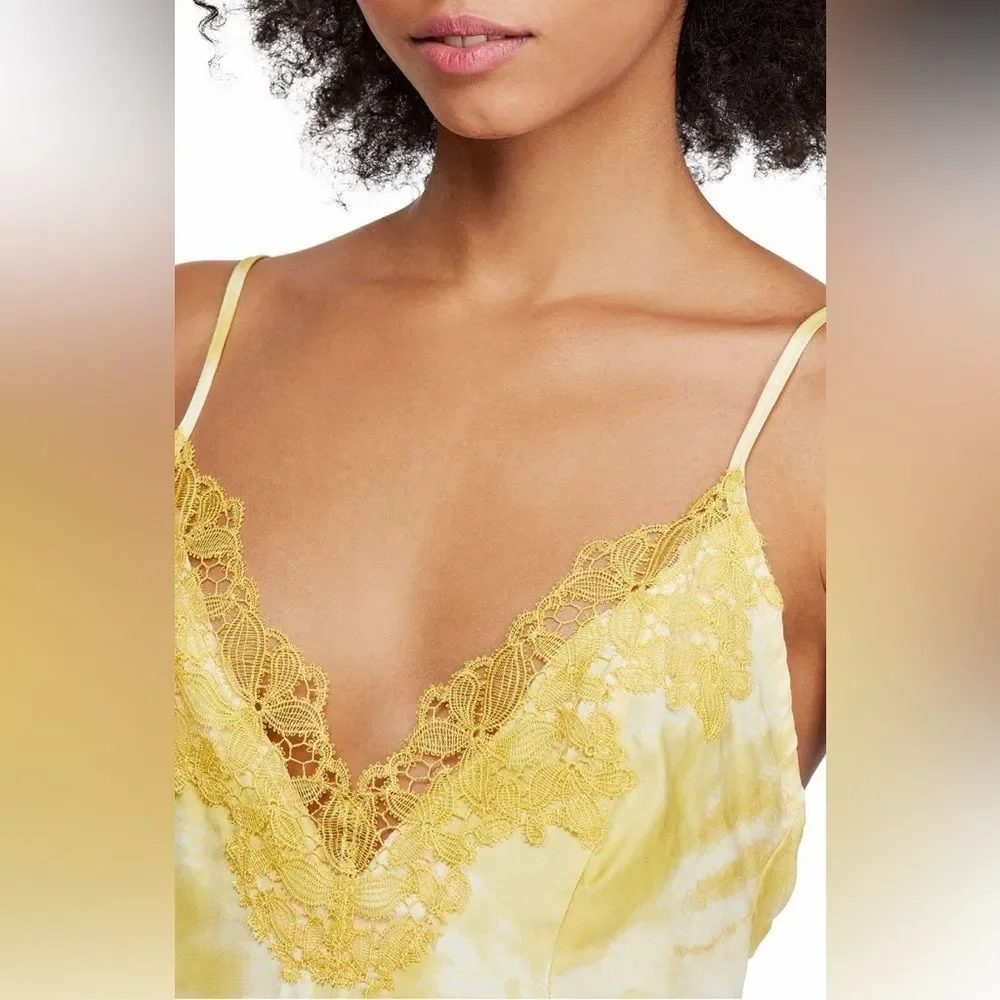 Free People Intimately Luella Printed Bodysuit